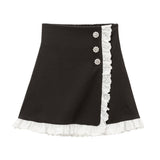 コットンレースビジュースカート