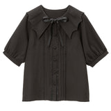 【メール便】デビルモチーフ襟ブラウス