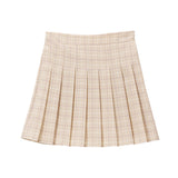 シンプルプリーツスカパン