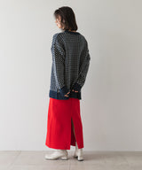 バーズアイニットプルオーバー