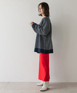 バーズアイニットプルオーバー