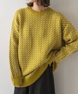 バーズアイニットプルオーバー