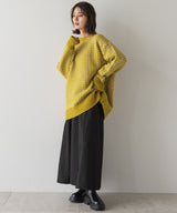 バーズアイニットプルオーバー