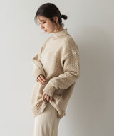 バーズアイニットプルオーバー