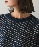 バーズアイニットプルオーバー