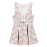 ハートビットツイードジャンスカ