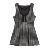 ハートビットツイードジャンスカ