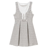 ハートビットツイードジャンスカ