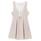 ハートビットツイードジャンスカ