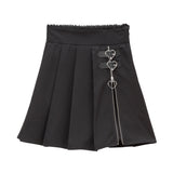 ハートジッププリーツスカパン