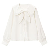 スカーフデザインセーラーブラウス