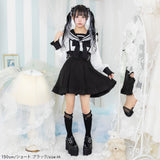 サイドキラキラハートバックルサススカート