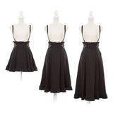 サイドキラキラハートバックルサススカート