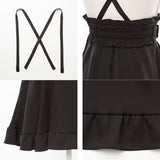 サイドキラキラハートバックルサススカート