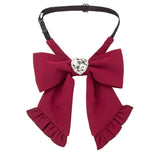 キラキラビジューフリルリボン