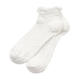 【メール便】ベリーショートケーブル編みソックス