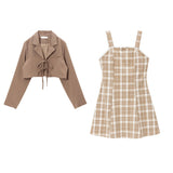 ショートジャケット&ミニジャンスカセットアップ