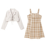 ショートジャケット&ミニジャンスカセットアップ