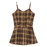 アソート柄プリーツミニキャミワンピース