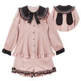 【Tiny】うさ耳レースリボンセットアップ