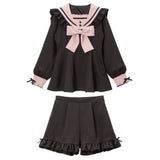 セーラーレースリボンセットアップ