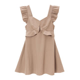 バックリボンフリルジャンスカ