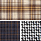 アソートチェック柄台形スカート