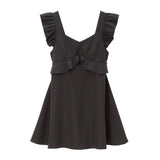 バックリボンフリルジャンスカ