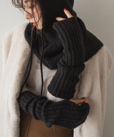 リブニットアームウォーマー