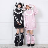 はしごレースフリルうさ耳ジャージ