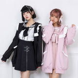 はしごレースフリルうさ耳ジャージ