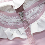 はしごレースフリルうさ耳ジャージ