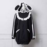 はしごレースフリルうさ耳ジャージ