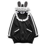 はしごレースフリルうさ耳ジャージ