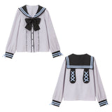 セーラーレースうさぎブラウス