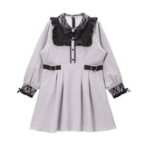 レースハートパールベルトワンピース