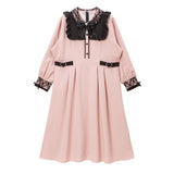 レースハートパールベルトワンピース