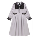 レースハートパールベルトワンピース