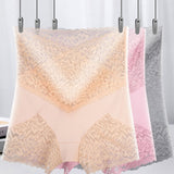 【メール便】響きにくいウエスト&ヒップシェイプレースソフトガードルショーツ