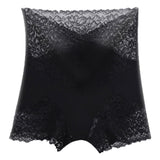 【メール便】響きにくいウエスト&ヒップシェイプレースソフトガードルショーツ