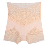 【メール便】響きにくいウエスト&ヒップシェイプレースソフトガードルショーツ