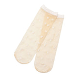 【メール便】アソートシースルーハートショートソックス