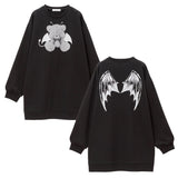 選べるプリントカットソー裏毛ワンピース