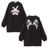 選べるプリントカットソー裏毛ワンピース