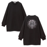 選べるプリントカットソー裏毛ワンピース