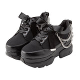 2連パールスニーカーパンプス