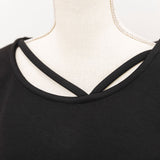 ドロップショルダーBOXショートトップス