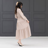 デコルテオープンワンピース