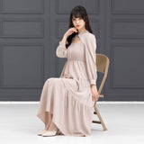 デコルテオープンワンピース