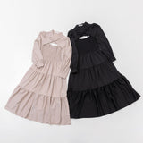 デコルテオープンワンピース